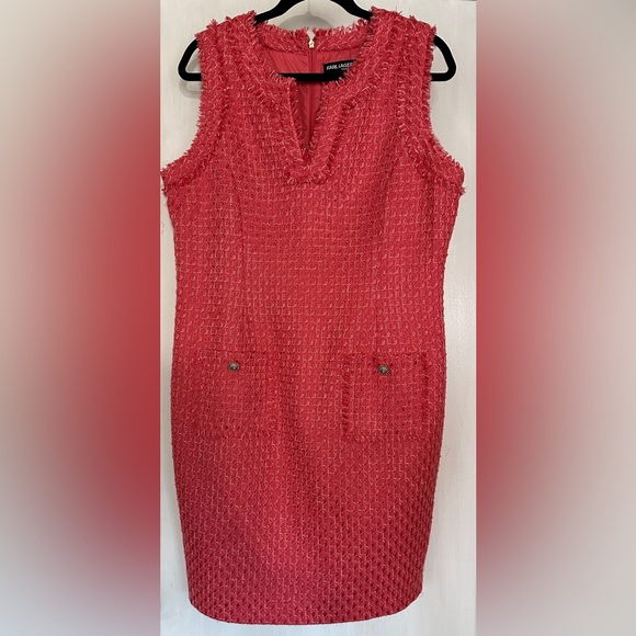 Karl Laggerfield Paris Tweed Dress - Picture 1 of 12